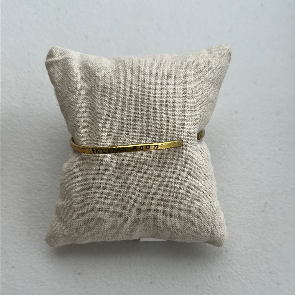 Gold Engraved Bracelet
